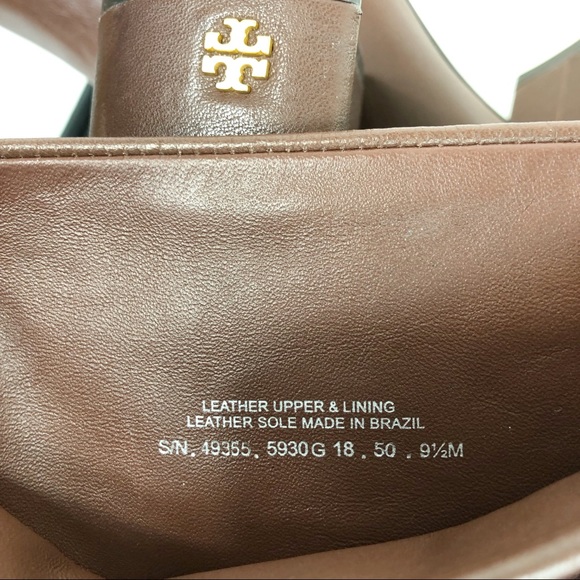 Tory Burch Made in Brazil Cognac Boots Size 9.5 - Picture 5 of 8